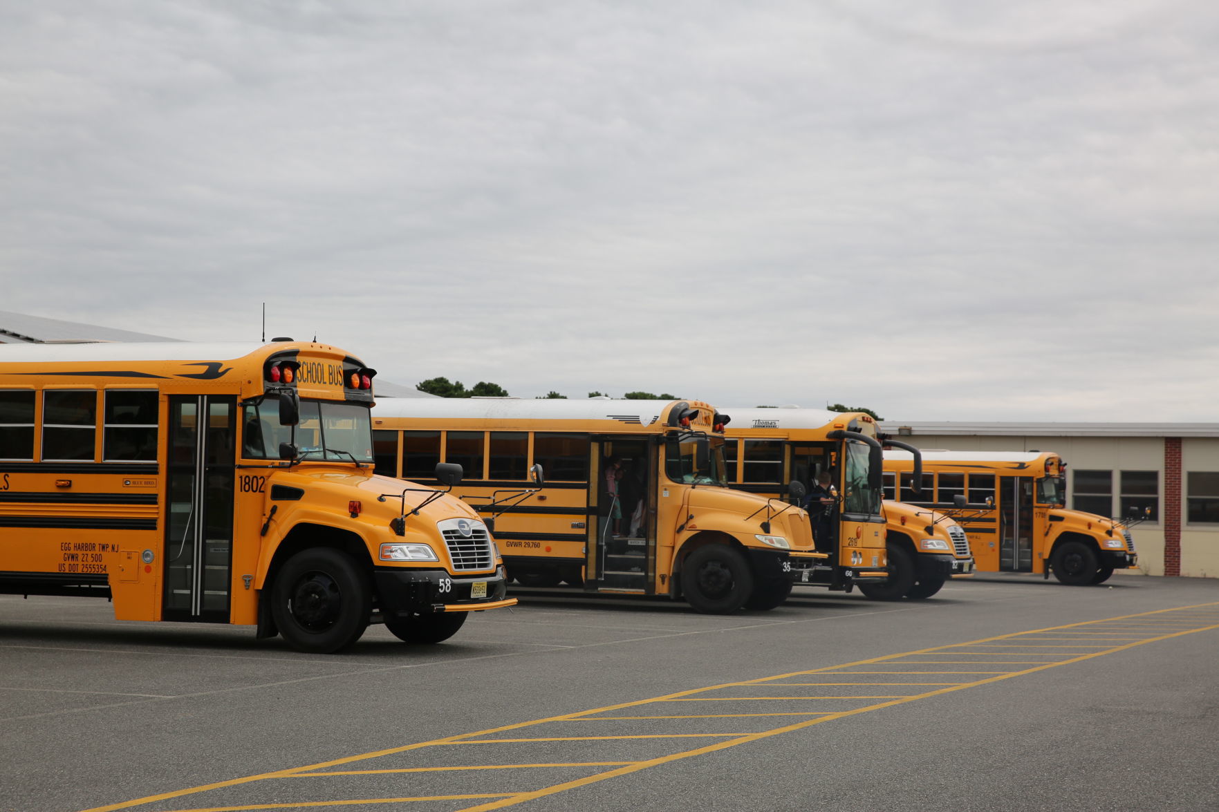 Egg Harbor Township students return for the first day of school Thursday, Sept. 5, 2019 at Slaybaugh Elementary School.